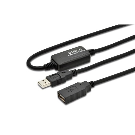 MicroConnect Active USB 2.0 Extension Cable 5m - Reliable High-Speed Data Transfer - WBEE0